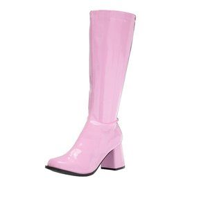 Ellie Shoes Pink Gogo Boots - Size 14